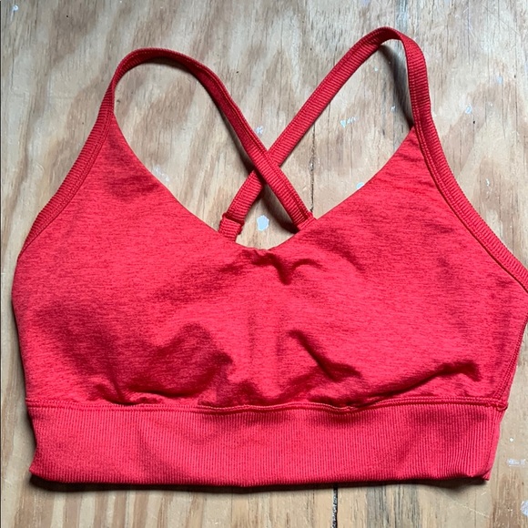 Red aerie sports bra - Picture 1 of 4